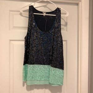NWT J. Crew Sequin Tank